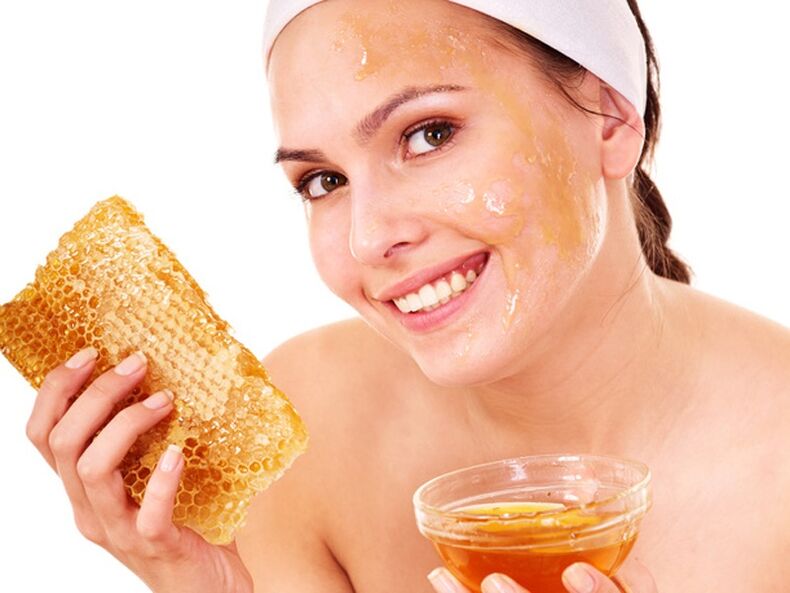 madu pikeun masker rejuvenating