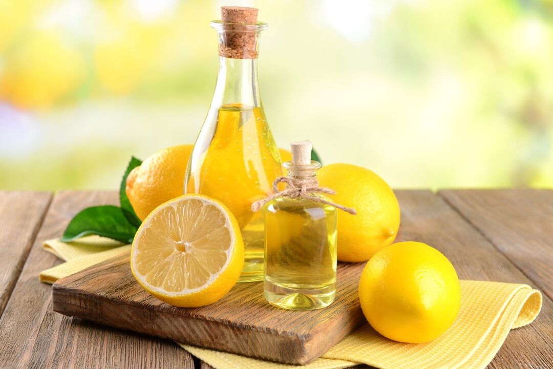 Lemon éter - nu utama pikeun whitening kulit raray